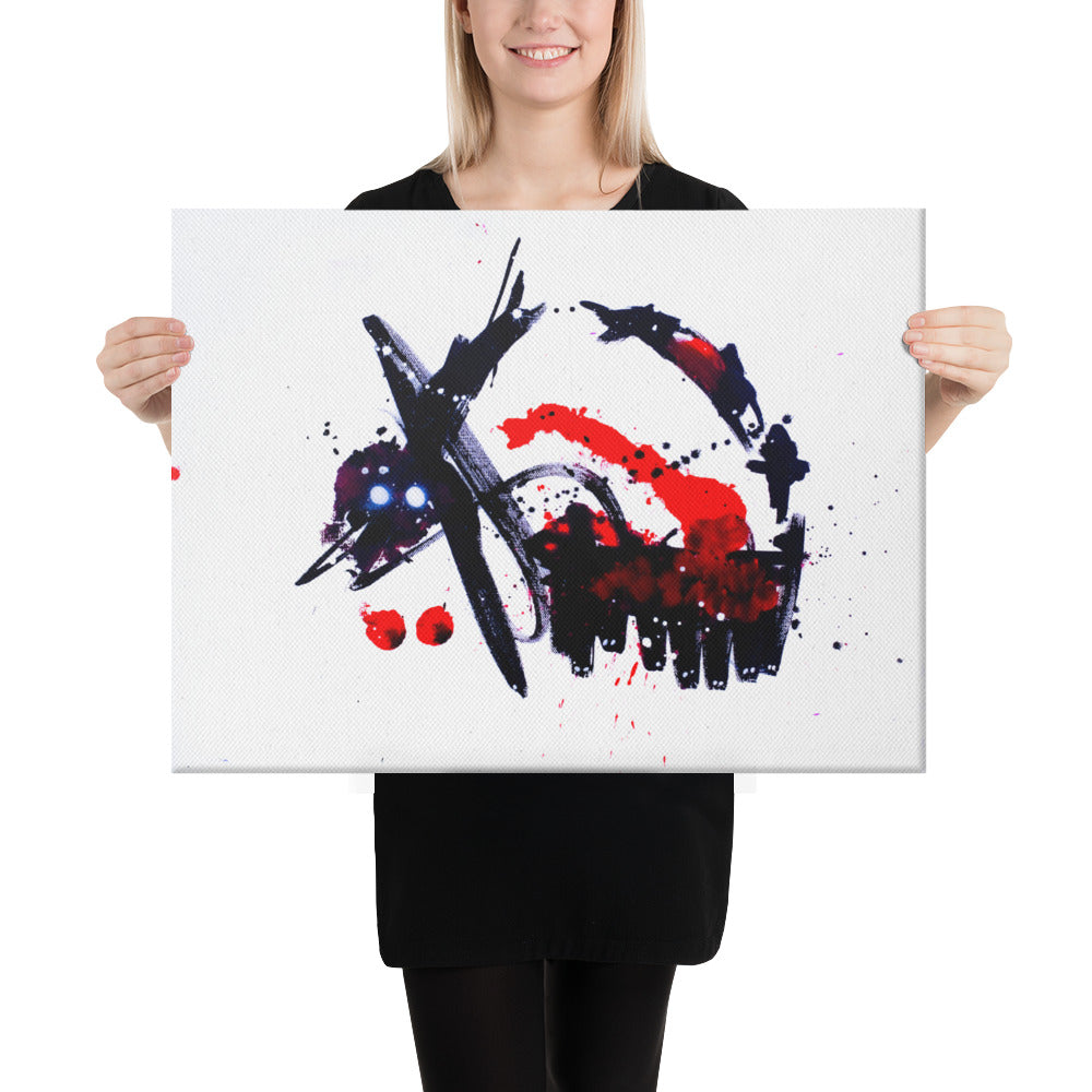 We Only go Out at Night - Kb Canvas rePrint