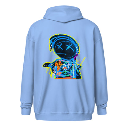 Headphone Jack - Blue/Yellow Edition - KB Zipp Hoodie