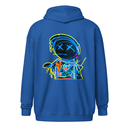 Headphone Jack - Blue/Yellow Edition - KB Zipp Hoodie