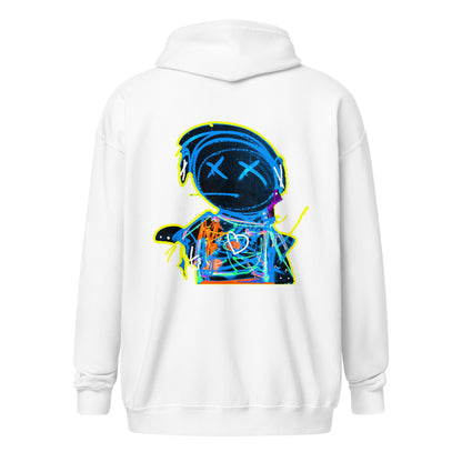 Headphone Jack - Blue/Yellow Edition - KB Zipp Hoodie